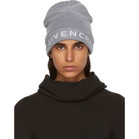 givenchy mütze grau|Women's Designer Caps & Beanies .